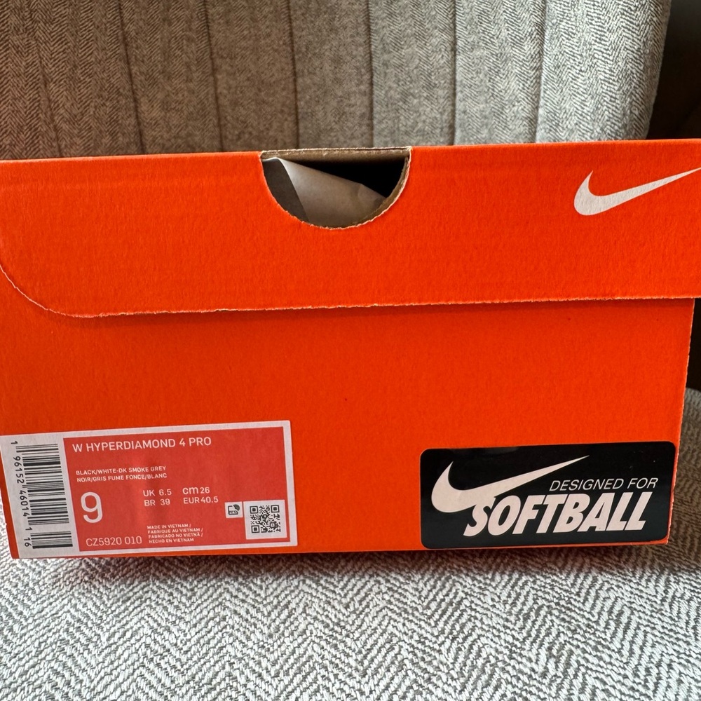 Nike Hyperdiamond 4 Pro Softball Cleats - Black